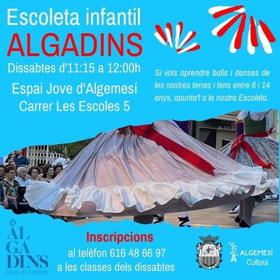 <strong>ESCOLETA INFANTIL 2022/2023<br /></strong>Xiquets de 6 a 14 anys
